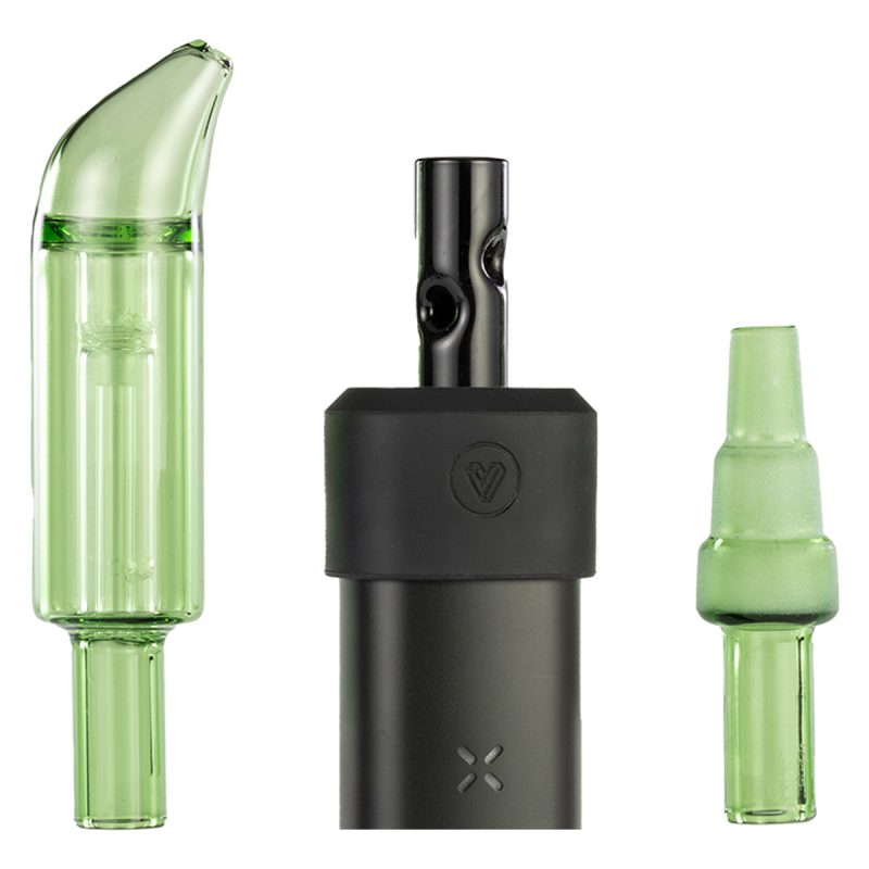 pax accessory adapter with glass accessories green