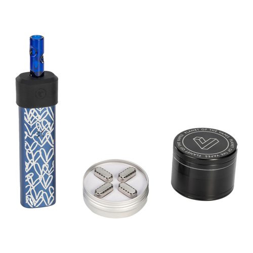 pax dosing capsules with dimpled glass stemand grinder