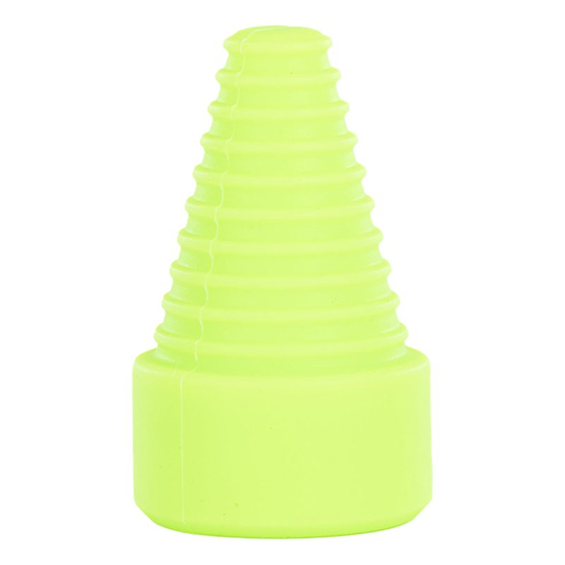 silicon glass stoppers green front view